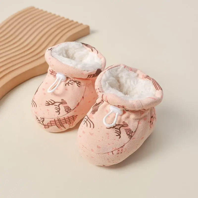 Baby Stiefel | Warm gefüttert | Mit Kordelzug & Rutschfester Sohle