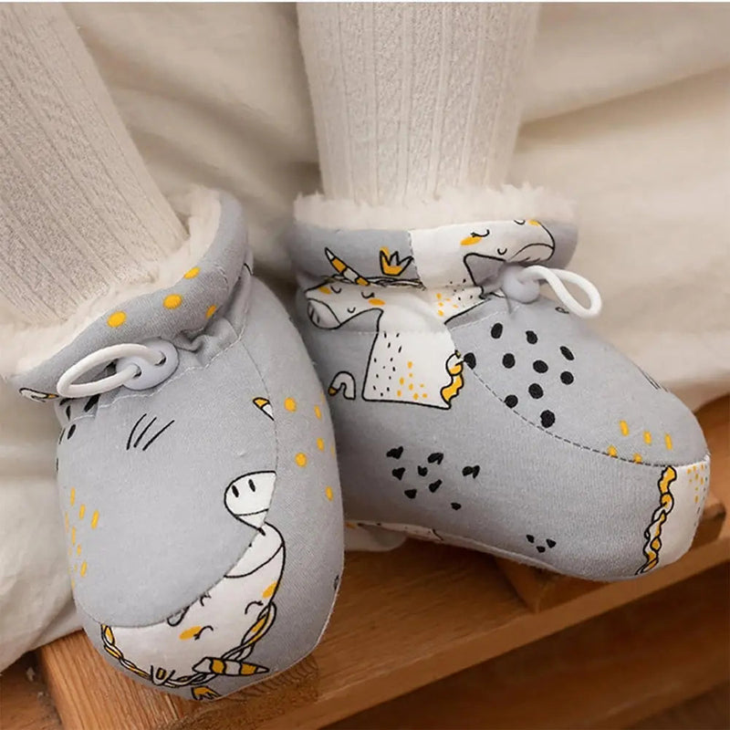Baby Stiefel | Warm gefüttert | Mit Kordelzug & Rutschfester Sohle