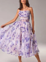 Heidi-Mode | Elegante Bloemen Midi Jurk