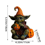 PhantomPumpkin™ 1+1 GRATIS | Halloween-Resin-Statue mit Kürbislampe