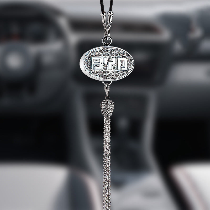 Auto-logo parfumhanger | Kristal & zinklegering | Sprankelende decoratie & cadeau-idee