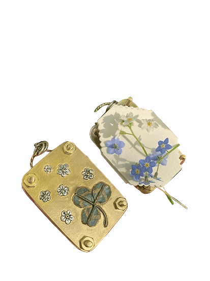 Mini Bloemenpers | Handgemaakt | Compact Formaat 35x50mm | Inclusief Herbarium Droogpapier