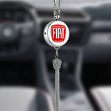 Auto-logo parfumhanger | Kristal & zinklegering | Sprankelende decoratie & cadeau-idee