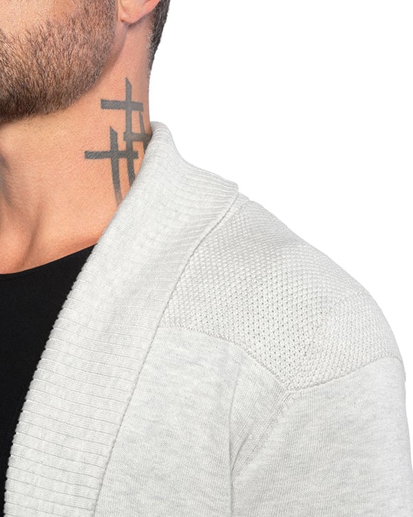 Heren Cardigan Vest | Slim Fit | Lichtgewicht | Shawl Kraag