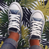 FloraWalk™ – Canvas veterschoen met bloemenprint