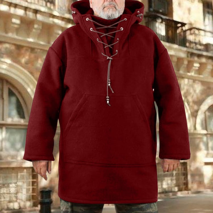 Heren Outdoor Anorak Jas | Stormbestendig | Gebreide Textuur | Winterjack
