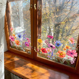 1+1 Gratis | FloraDecoratie™ Herbruikbare Raamstickers