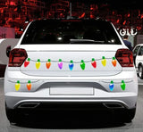 Kerst Auto Decoratie | Reflecterende Lamp Magneet Set | Glow-in-the-Dark | Waterdicht