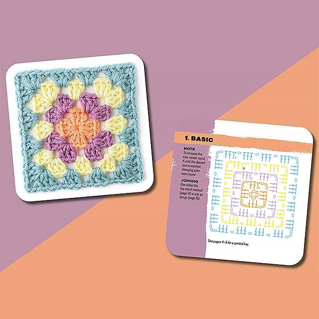Haak Kaarten Deck | 50 Ontwerpkaarten + 37-pagina Boekje | Draagbaar Haakinspiratie Set