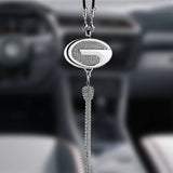 Auto-logo parfumhanger | Kristal & zinklegering | Sprankelende decoratie & cadeau-idee