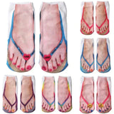 Dames Sokken | Manicure Print | Zachte Stof voor Dagelijks Comfort