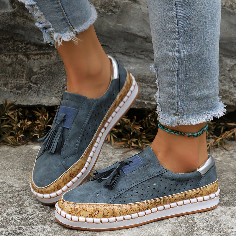 Tasselina™ – Stijlvolle dames-loafers met decoratieve kwasten