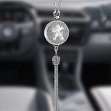 Auto-logo parfumhanger | Kristal & zinklegering | Sprankelende decoratie & cadeau-idee