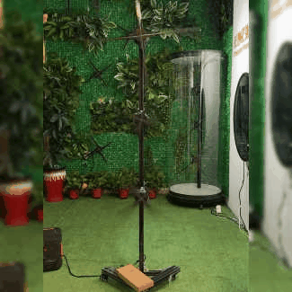 HoloDraai™ | 3D Hologram LED Ventilator Projector | WiFi App-bediening | 224 LEDs | Android & iOS Compatibel