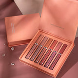 Matte Lippenstift Set | Langhoudend | Verzorgend met Avocado-olie & Vitamine E | 6 Kleuren
