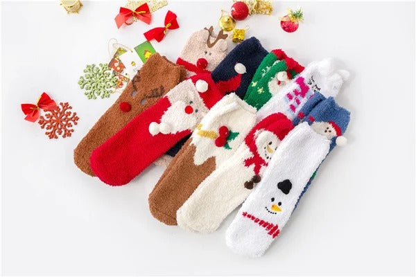 Unisex Kerstsokken | Warme Huissokken | Knus & Cadeauverpakking