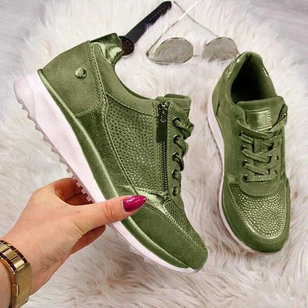 Yulia | Geavanceerde Comfort & Ondersteuning Centraal Rits Sneakers voor Vrouwen