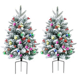 Kerst Decoratie Arrangement | Met LED Verlichting | 45 cm | Voor Binnen & Buiten