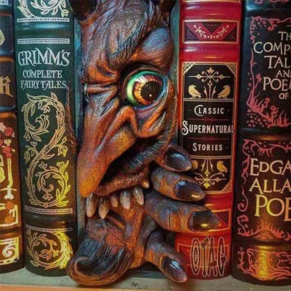 Boeksteun Sculptuur | Decoratieve Boeksteunen | Hars | Anti-Slip | Voor Boekenplank & Bibliotheek