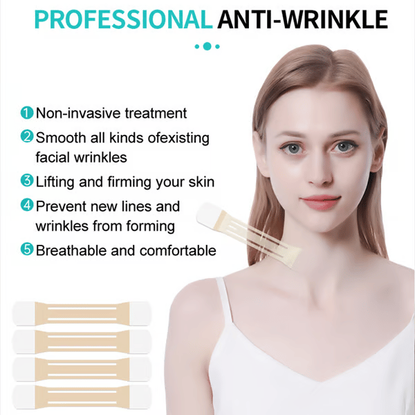 Directe Necktape voor Vrouwen | Liftend & Gladmakend | Onzichtbare Halslift