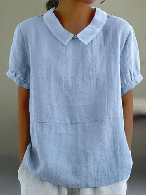 Stijlvolle blouse met kraag voor vrouwen | Ademend