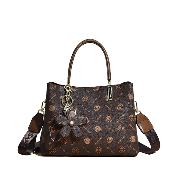 Dames Tote Tas | Vintage Design | Hoogwaardig Kunstleer | Handgemaakt | Ruim 20L | Elegante Bloemenprint