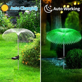 Solar Tuinlamp | Kikkerdril Jellyfish Design | Warm Wit & Kleurenwissel | 75 cm | Waterdicht