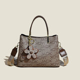 Dames Tote Tas | Vintage Design | Hoogwaardig Kunstleer | Handgemaakt | Ruim 20L | Elegante Bloemenprint