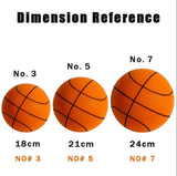 Stille Basketbal | Zachte PU Schuim Bal | Indoor Dribbelen zonder Geluid | 300g