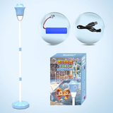 Bubbellamp met LED Licht & Muziek | Lekvrij & Draagbaar | 30x19 cm