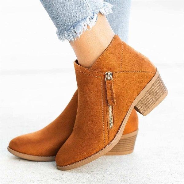 Selene | Tijdloze Comfort & Moeiteloze Elegantie Dames Enkellaarsjes