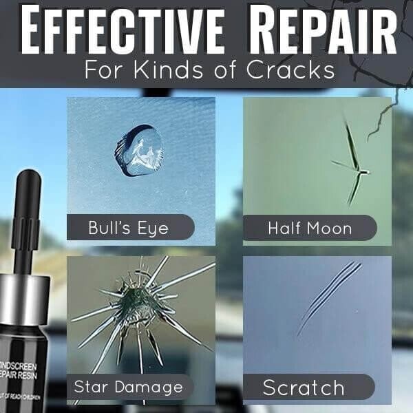 1+1 Gratis | CrackFix™ Onzichtbare Glasreparatie