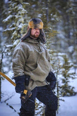 Heren Outdoor Anorak Jas | Stormbestendig | Gebreide Textuur | Winterjack