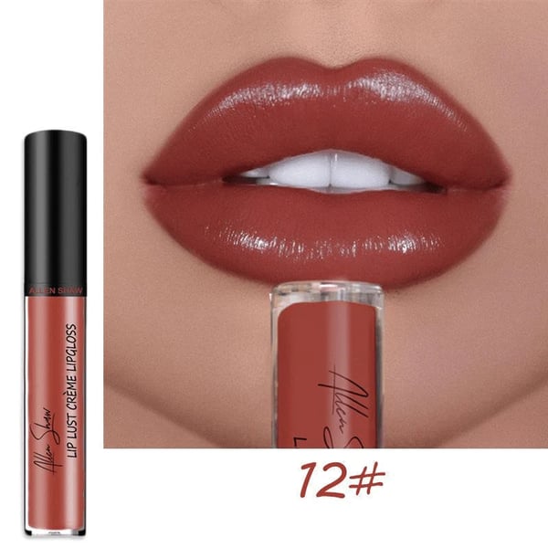 ChromaLuxe™ 12 Kleuren Crème-Textuur Lippenstift voor Luxe Lippen