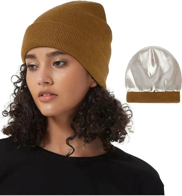 Unisex Anti-Frizz Beanie | Anti-Static | Glad Haar Bescherming | All-Day Comfort