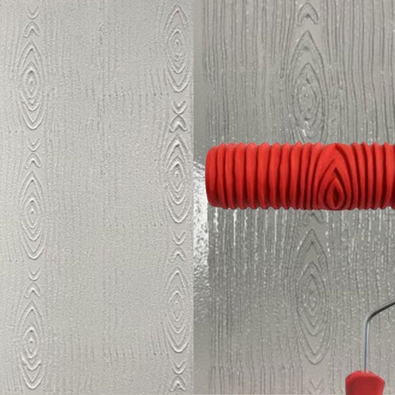 Verfroller met Reliëfpatroon | Decoratieve Muurroller | Rubberen Structuur | 17,8 cm