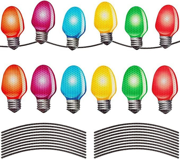 Kerst Auto Magneten | RadiantBulbs™ | Reflecterend | Set met Levendige Kleuren