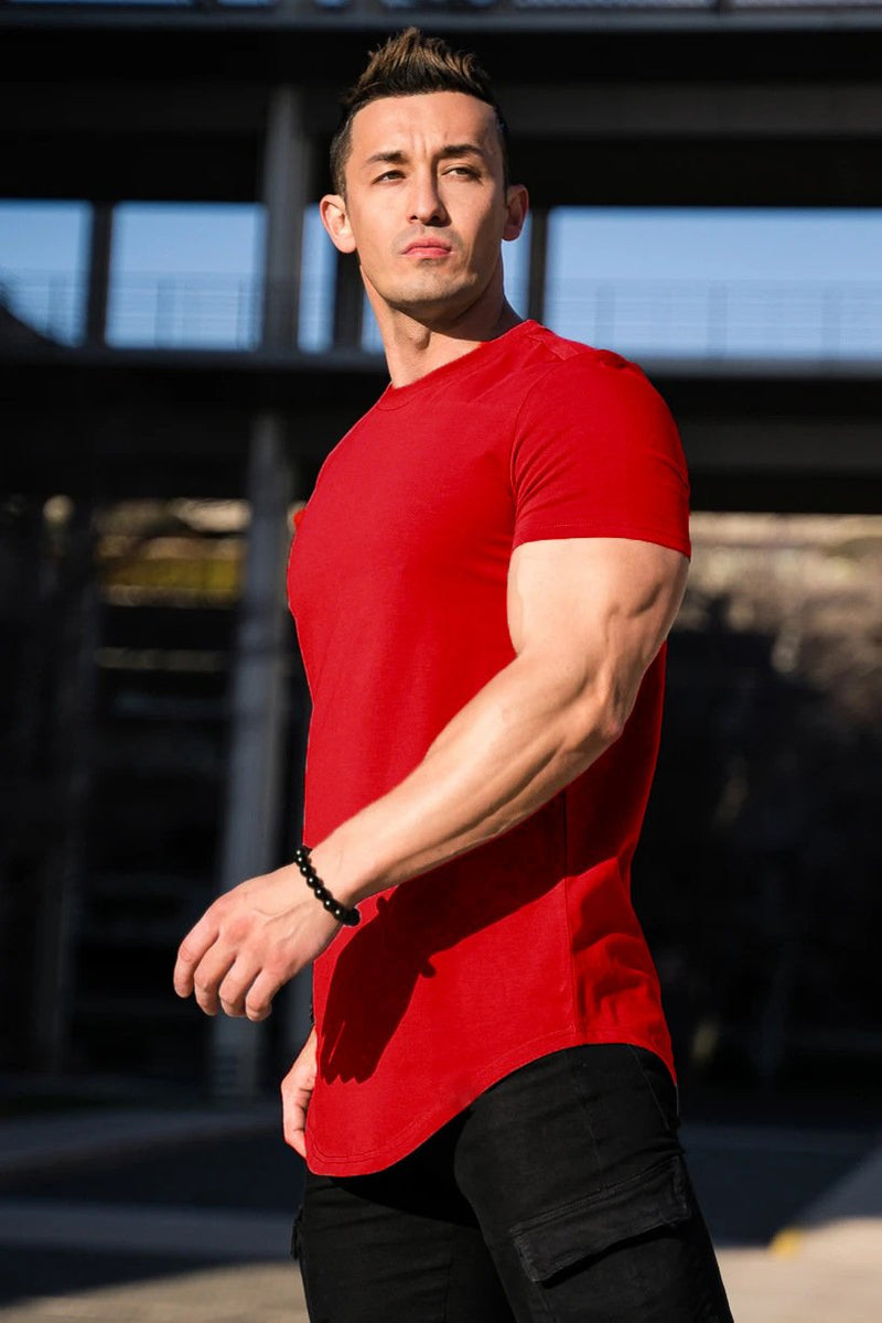 Enrico™ Essentiële Drop-Cut Shirt