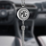 Auto-logo parfumhanger | Kristal & zinklegering | Sprankelende decoratie & cadeau-idee