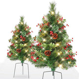 Kerst Decoratie Arrangement | Met LED Verlichting | 45 cm | Voor Binnen & Buiten