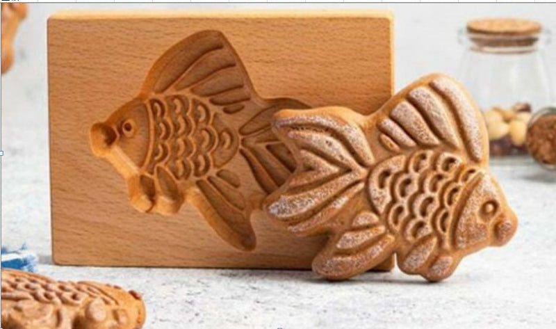 Houten Koekjesvorm | Uitsteker & Stempel | Beukenhout | Diverse Dierenmotieven