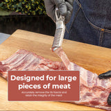 Ribmembranen Verwijderaar | Roestvrij Staal | Ergonomisch Handvat | BBQ & Keukenhulp