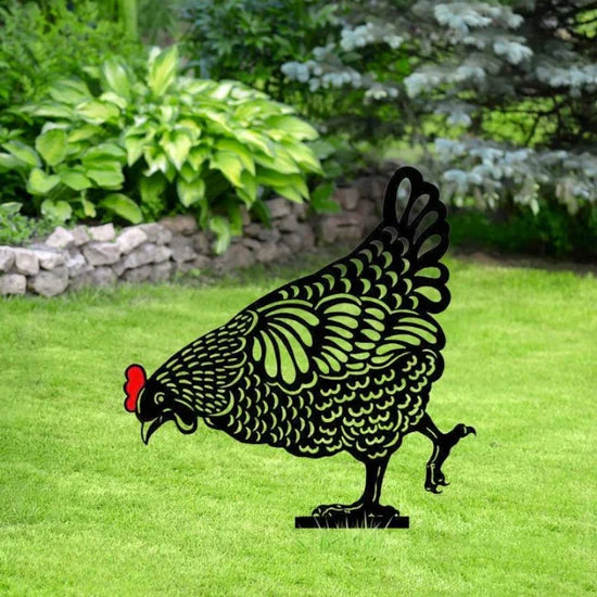 GardenChicken™ Tuindecoratie kippenset van 5 stuks