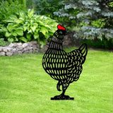 GardenChicken™ Tuindecoratie kippenset van 5 stuks