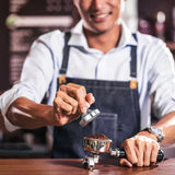 KoffieTamper™ Precies Tampen, Perfecte Kopje