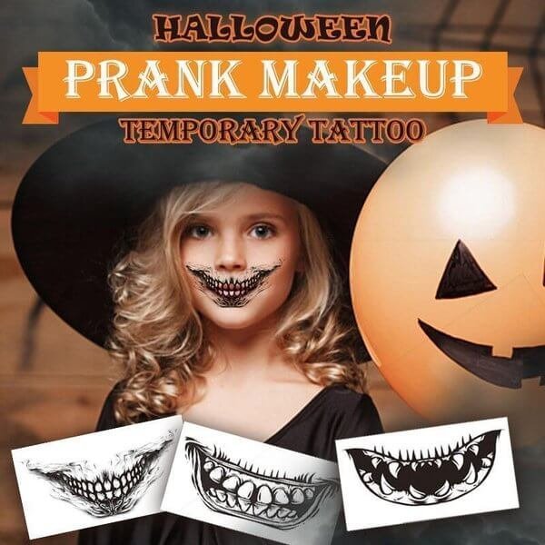 Halloween Tijdelijke Tattoo Stickers | Waterproof | Realistisch & Veilig