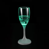 LED Wijn- en Champagneglazen | 6 Kleuren | Vloeistof Geactiveerd | Herbruikbaar | Set van 2 Stuks