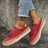 Tasselina™ – Stijlvolle dames-loafers met decoratieve kwasten