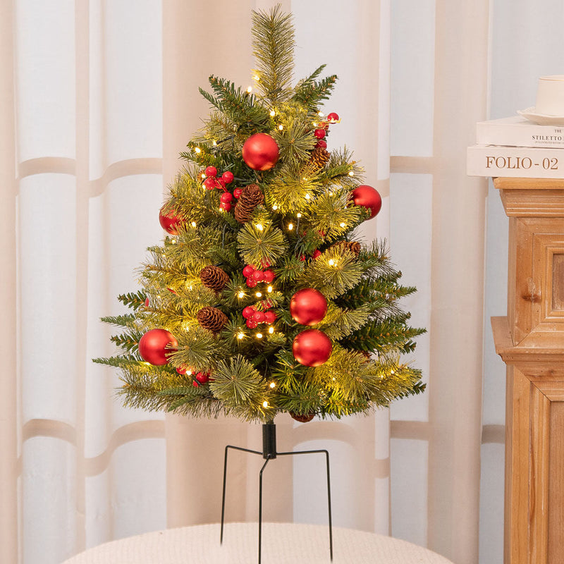 Kerst Decoratie Arrangement | Met LED Verlichting | 45 cm | Voor Binnen & Buiten