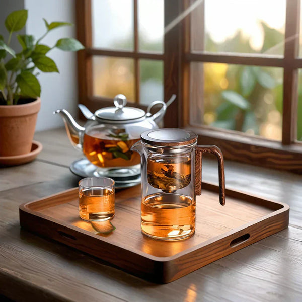 Thee Zetapparaat | Borosilicaatglas | Magnetisch Filtersysteem | 520 ml / 720 ml
